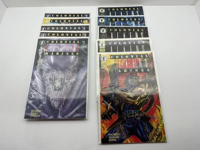 Aliens: Colonial Marines  Dark Horse Comics Complete Set 1-10 1993￼
