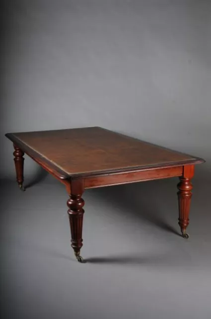 Monumentale Inglese Tavolo Ampio/ Partner-Desk / Reception, 19. Secolo A-166
