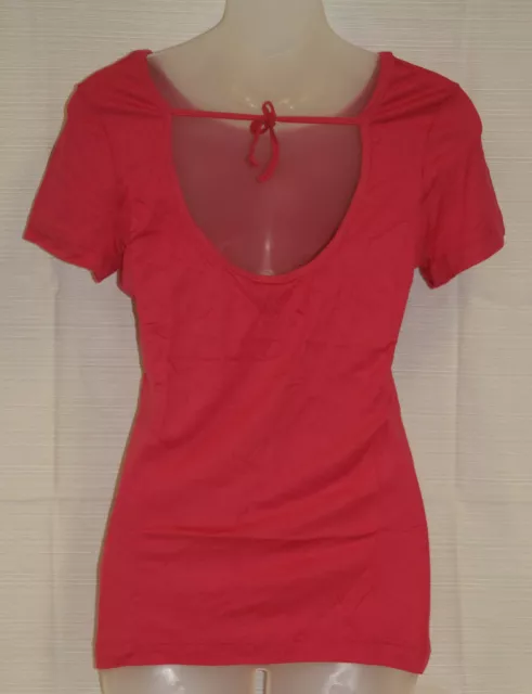 PETIT BATEAU Womens Pink T-Shirt 71480 Sz 16 Years M NEW $51 2