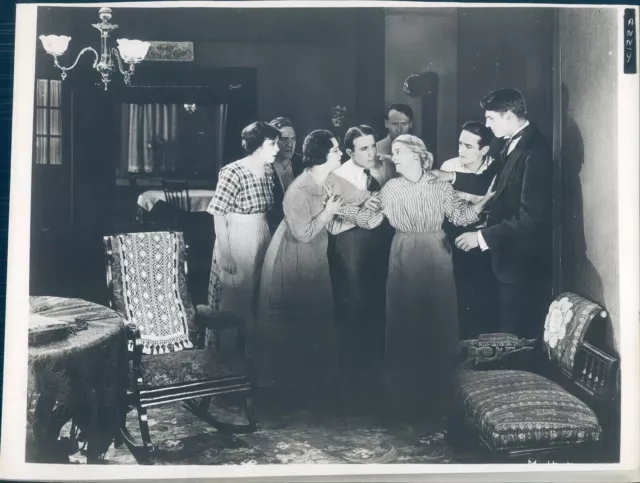 1931 Actress Mary Carr as Mom In Movie Scene Files Bankruptcy 8x10 Vintage Photo