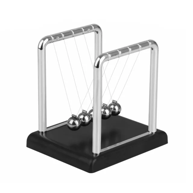 Newtons Cradle Steel Pendulum Balance Ball Science Desk Home Office Decor Gifts