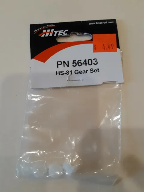Hitec Pn 556403 Hs-81 Gear Set Nib