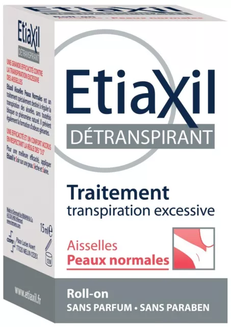 Etiaxil Unperspirant Roll-On Treatment For Armpits Normal Skins 15Ml