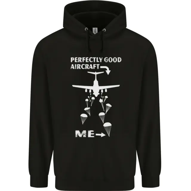 Perfectly Good Aircraft Skydiving Skydiver Mens 80% Cotton Hoodie