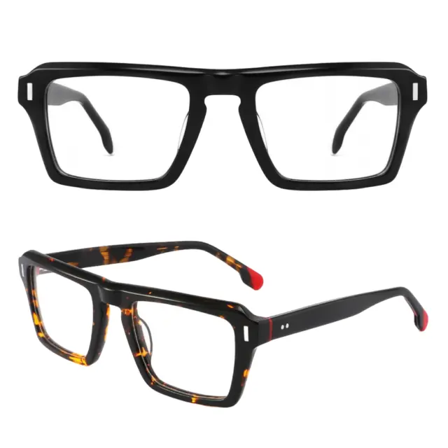 Retro Square Eyeglass Frames Reading Glasses Acetate Men Women Glasses 2262