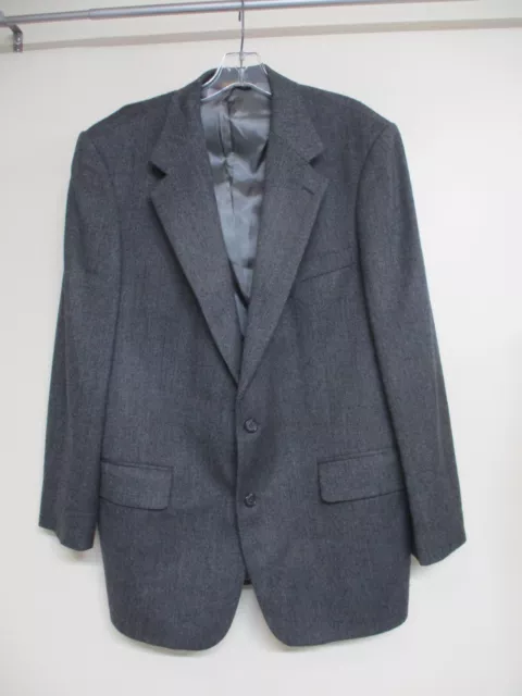 BROOKS BROTHERS gray black woven winter wool blazer sport coat jacket sz 42