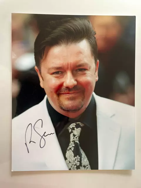 Ricky Gervais - The Office - After Life - Original Hand Signed Autograph