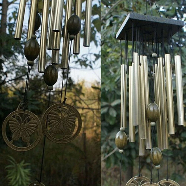 Windchime Bell Home Large Metal Outdoor Patio Porch Wind Chime 12 Tube