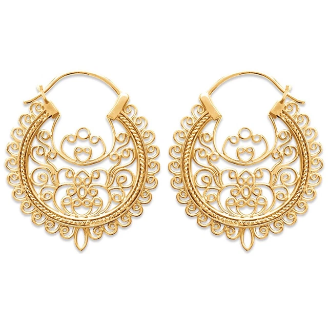 Boucles d'oreilles savoyarde ' la fleur du temps ' – Le Temple Yogi