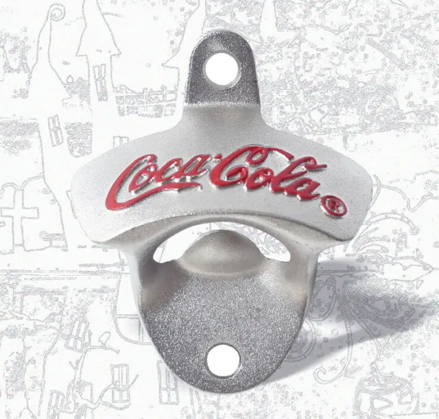 Coca Cola metal wall mounted bottle openers Corkscrew wall openers beer openers