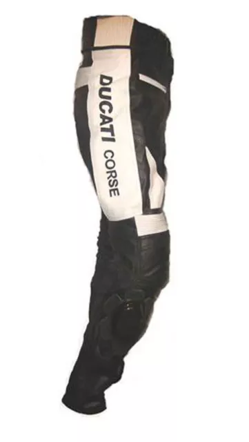 Ducati Pelle Moto Biker Pantaloni Moto CE Sport Racing Armatura Slider