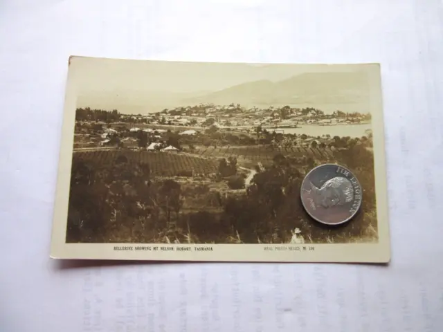 BELLERIVE, HOBART, TASMANIA, AUSTRALIA unused antique postcard RP by Valentine