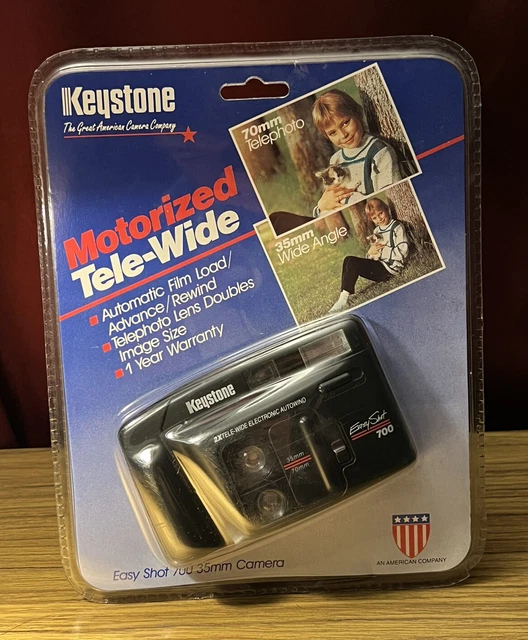 Cámara fotográfica Keystone Easy Shot 700 lente teleancha sellada - DE COLECCIÓN