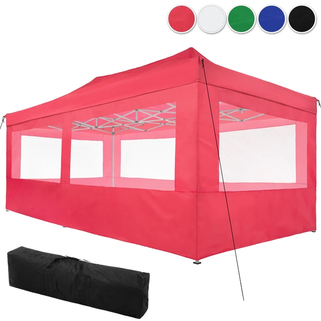 Alu Falt Pavillon Klapp Zelt 6x3m Festzelt Gartenzelt Partyzelt wasserdicht neu
