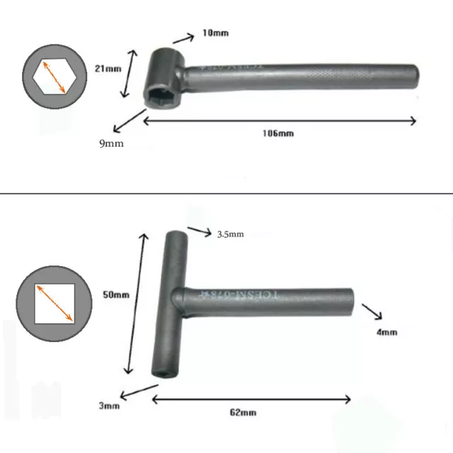 Motorcycle Engine Valve Screw Adjusting Spanner Tool For GY6 50 150cc Scooter 3