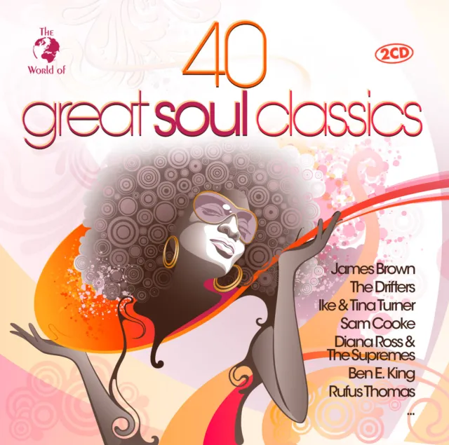 CD 40 Great Soul Classics De Varios Artistas 2CDs
