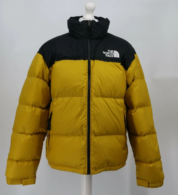Piumino Puffa Da Uomo The North Face Uk Xl Giallo 1996 700 Puffa Rrp £270 Kl
