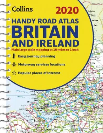 2020 Collins Handy Road Atlas Britain and Ireland (Encuadernación de anillas)