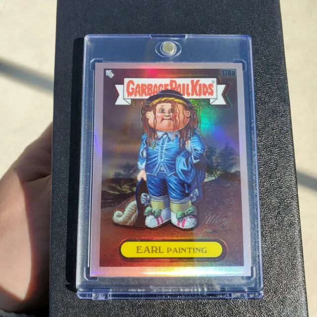 GARBAGE PAIL KIDS 2022 CHROME 5 ROSE GOLD 178a EARL PAINTING 02/25 GPK CARD