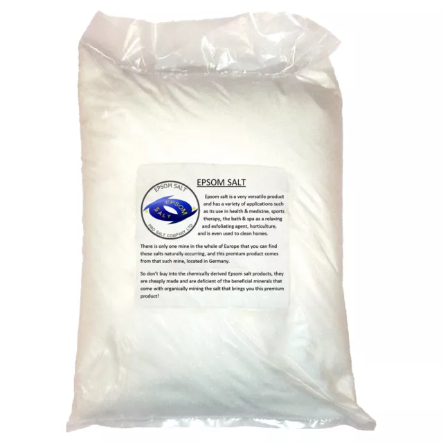 100% Organic Pure Epsom Salts/Spa Bath Minerals Magnesium Sulphate