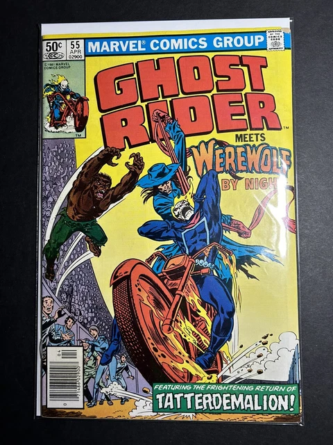 GHOST RIDER #55 - Lupo mannaro di notte - Don Perlin - Marvel 1981 - FN ...
