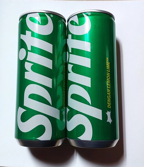 EMPTY SPRITE CAN INDONESIA Tall 250ml Coca-Cola 2023 Collect Asia 6 ...