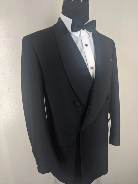 Ralph Lauren Purple Label Double Breasted Shawl Collar Dinner Jacket 42R-44R