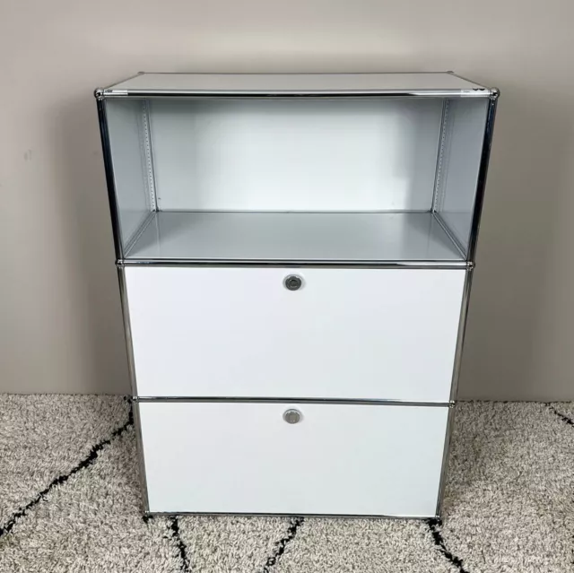 Original USM Haller Sideboard - Lichtgrau - 2 Klappen - HY4