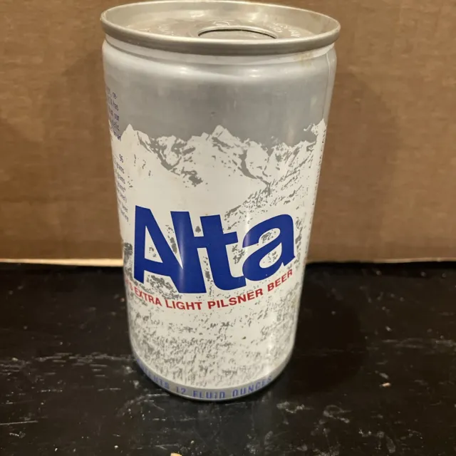 Alta Extra Light Pilsner Beer Can.