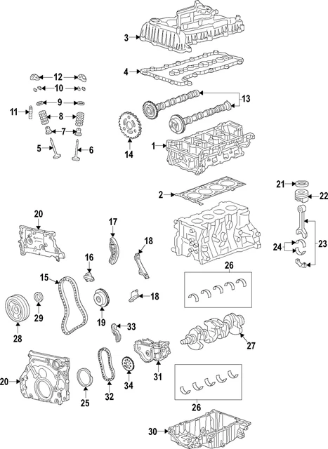 Genuine GM Timing Chain 55495936