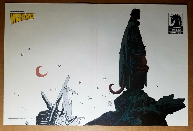 Hellboy Dark Horse Comic Poster by Mike Mignola