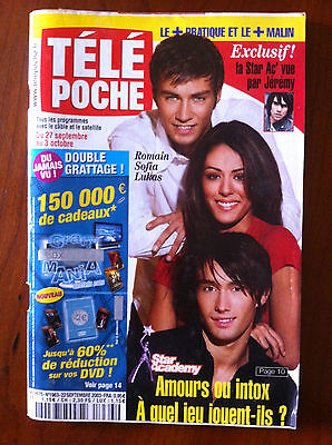 b Télé poche 31/3/2003; Tournée Star Academy/ Interview Jack Bauer/ C Laubry 