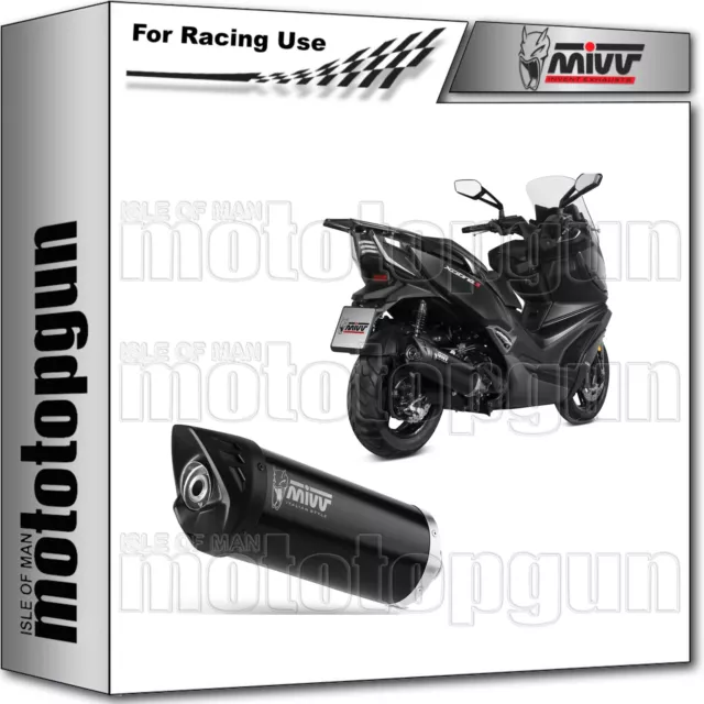 Mivv Scarico Racing Nocat Mover Inox Nero Kymco Xciting 400I S 2019 19 2020 20