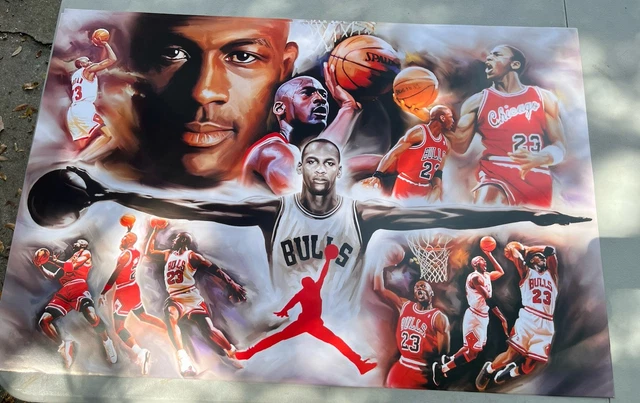 マイケルジョーダン ポスター THE GREAT CHICAGO FLYER Michael Jordan