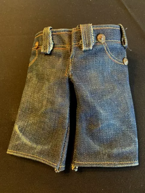 Lee Denim Jeans Doll Size Buddy Lee Rivets Lee Tag Good Condition