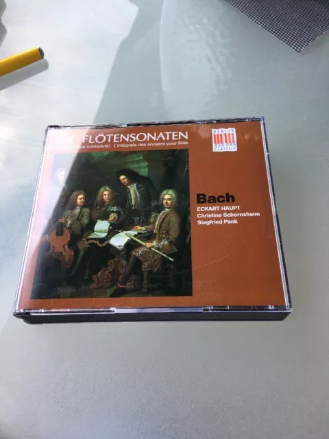 Die Flötensonaten von Bach  | CD | Zustand sehr gut 109 Eckhart Haupt