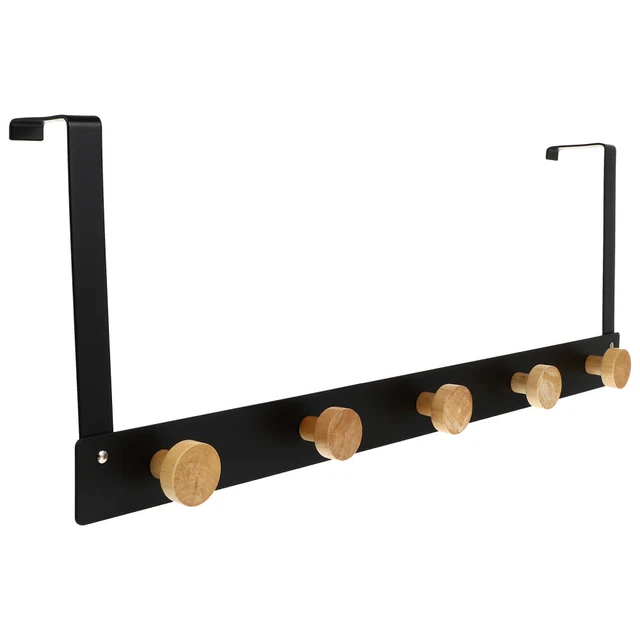 Cintre De Porte Robuste Avec 6 Crochets Pour Vêtements, Sacs, Sacs à