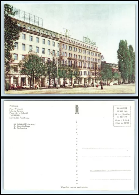 POLAND Postcard - Poznan, Liberty Square C30