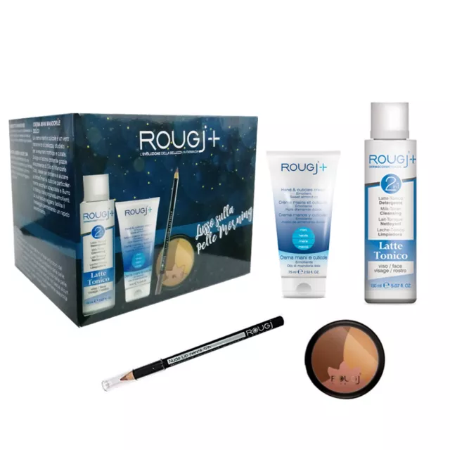 Kit Tonique Crème Mains Crayon Lèvres Ombre à Paupières Luxe Sur Peau Rougj +_