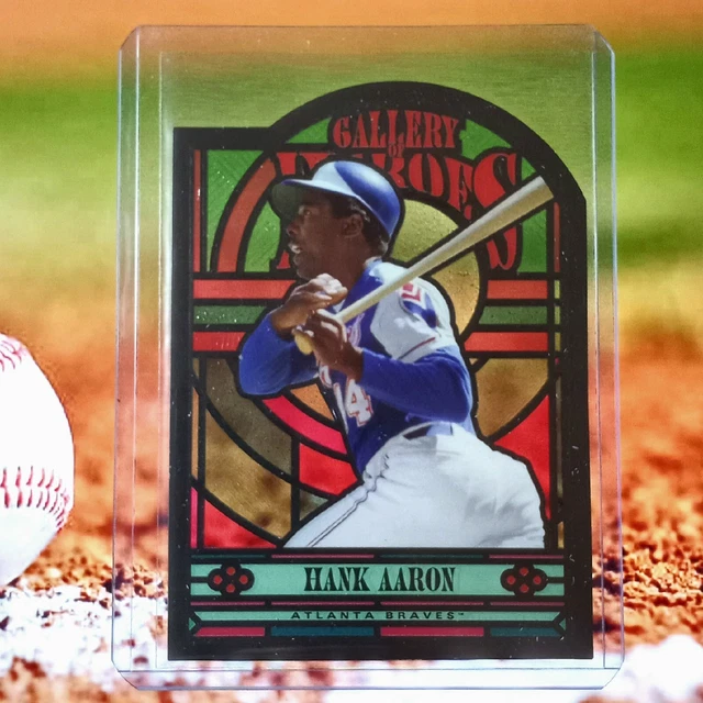 2021 Hank Aaron Topps Gallery Of Heroes - Stained Glass - RARE #GOH-23 - SP