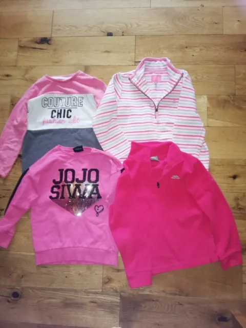 Girls sweaters tops fleece jumper bundle age 5-6 Pep&Co, Joules, Trespass