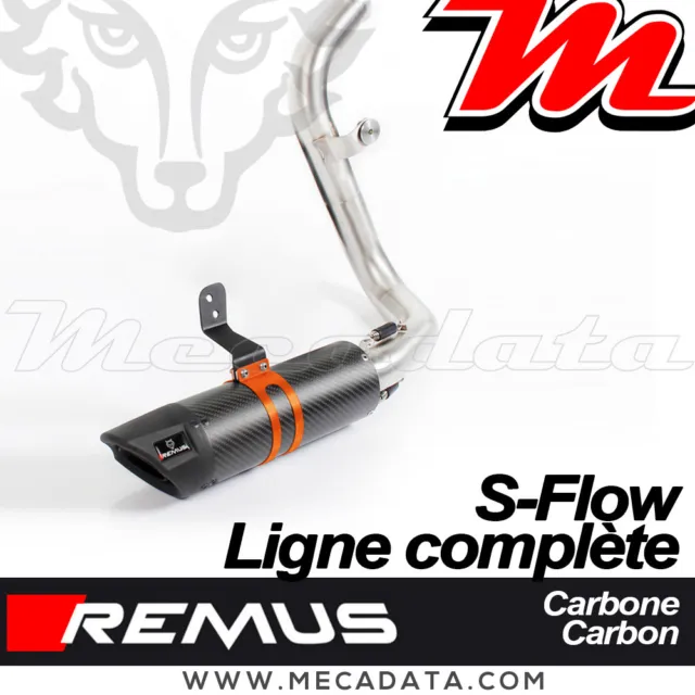 Ligne complète Pot échappement REMUS Sport Flow sans Cat. KTM 125 Duke 2019