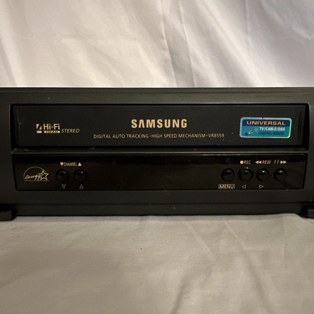 VINTAGE USED SAMSUNG VR8559 Digital Auto Tracking VHS Player VCR ...