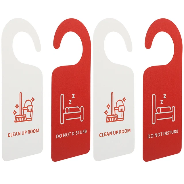 PVC NON DISTURBARE L'elenco Ufficio Cartello Appendiabiti Reversibile