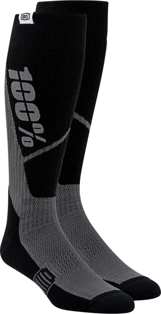 100% 20053-00002 Sock Torque Bk L/Xl Calza Performance