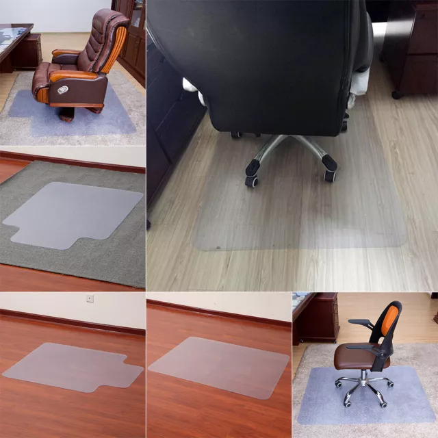 Computer Chair Floor Mat Desk Non Slip Carpet Protector Protection Office Home