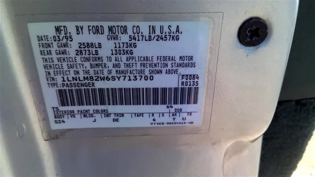 Driver Left Upper Control Arm Front Fits 95-02 CROWN VICTORIA 103698520