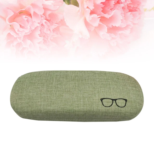Hard Spectacle Cases Eyeglasses Storage Box Vintage Linen Protable