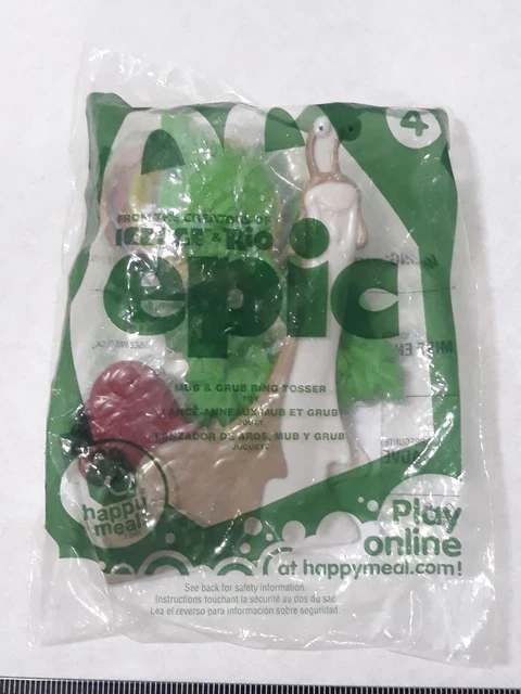 2013 McDonald’s Happy Meal Toy Epic Mub & Grub Ring Tosser Toy #4 Sealed NIP