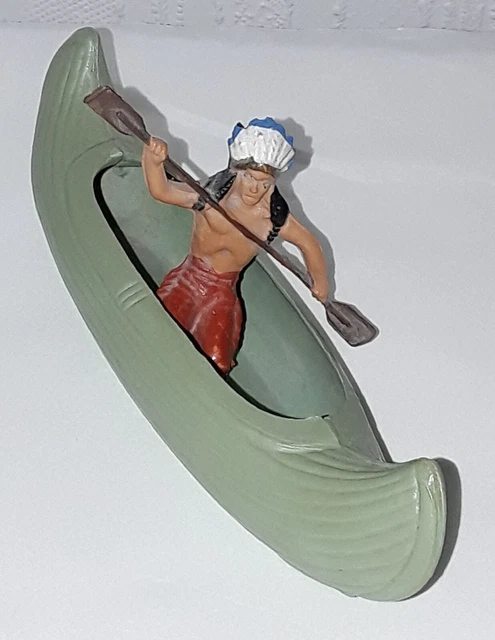 Lot De Figurines Starlux - Indiens En Tunique Sur Socles Ocre - Western